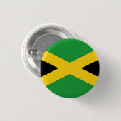 Badge Rond 2,50 Cm Drapeau Jamaïque  (Devant & derrière)