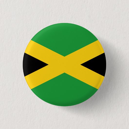 Badge Rond 2,50 Cm Drapeau Jamaïque  (Devant)