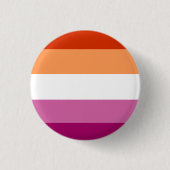 Badge Rond 2,50 Cm Drapeau lesbien (Devant)