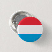 Badge Rond 2,50 Cm Drapeau Luxembourg (Devant & derrière)