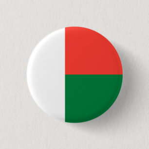 Badge Rond 2,50 Cm Drapeau malgache, Drapeau de Madagascar