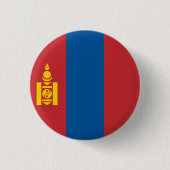 Badge Rond 2,50 Cm Drapeau mongol (Devant)
