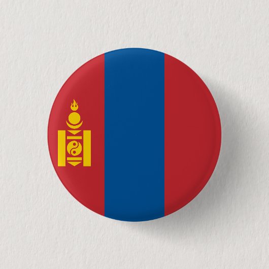 Badge Rond 2,50 Cm Drapeau mongol (Devant)