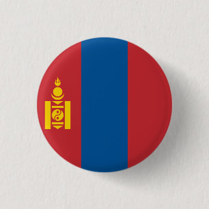 Badge Rond 2,50 Cm Drapeau mongol