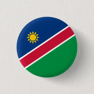 Badge Rond 2,50 Cm Drapeau namibien, Drapeau de Namibie