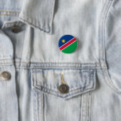 Badge Rond 2,50 Cm Drapeau namibien, Drapeau de Namibie (En situation)