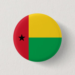 Badge Rond 2,50 Cm Drapeau national de Guinée-Bissau