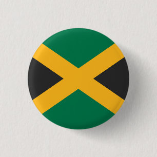 Badge Rond 2,50 Cm Drapeau national de Jamaïque