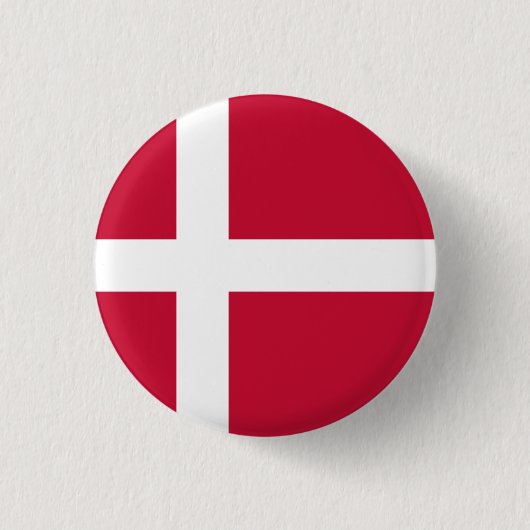 Badge Rond 2,50 Cm Drapeau national du Danemark (Devant)