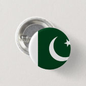 Badge Rond 2,50 Cm Drapeau pakistanais (Devant & derrière)