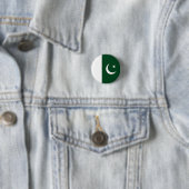 Badge Rond 2,50 Cm Drapeau pakistanais, Drapeau du Pakistan (En situation)