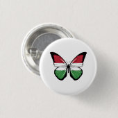 Badge Rond 2,50 Cm Drapeau papillon de Hongrie (Devant & derrière)