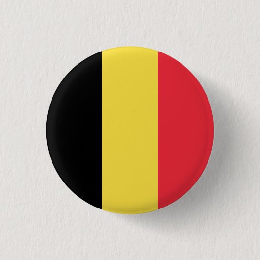 Badge Rond 2,50 Cm Drapeau patriotique belge (Devant)