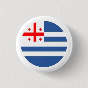Badge Rond 2,50 Cm Drapeau patriotique d'Adjara