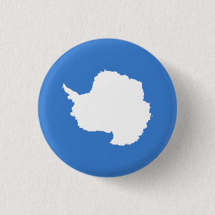 Badge Rond 2,50 Cm Drapeau patriotique de l'Antarctique