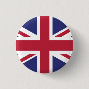 Badge Rond 2,50 Cm Drapeau patriotique du Royaume-Uni