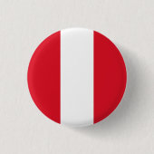 Badge Rond 2,50 Cm Drapeau péruvien (Devant)