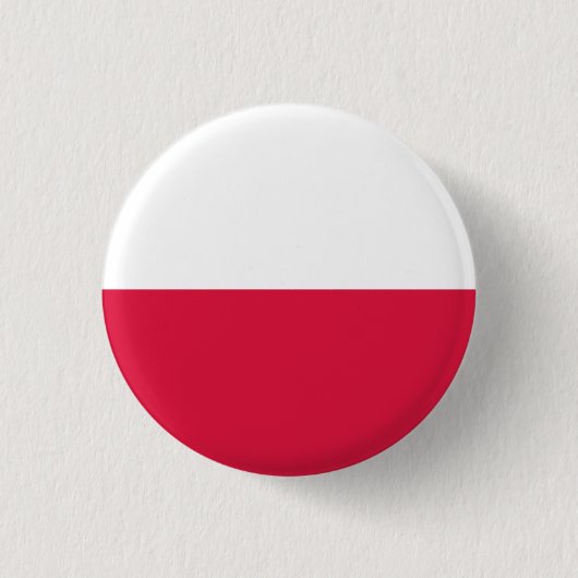 Badge Rond 2,50 Cm Drapeau polonais (Devant)