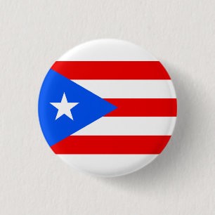 Badge Rond 2,50 Cm Drapeau Porto Rico