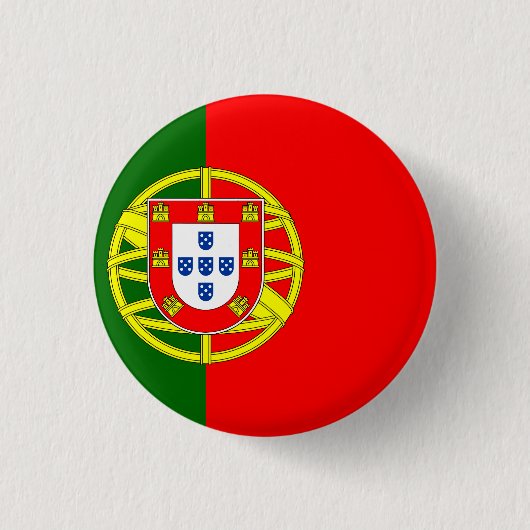 Badge Rond 2,50 Cm Drapeau portugais (Devant)
