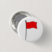 Badge Rond 2,50 Cm Drapeau rouge : boutons (Devant & derrière)