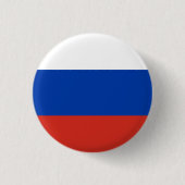 Badge Rond 2,50 Cm Drapeau russe (Devant)