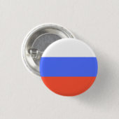 Badge Rond 2,50 Cm Drapeau russe (Devant & derrière)