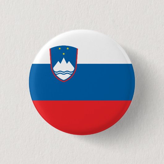 Badge Rond 2,50 Cm Drapeau Slovénie (Devant)