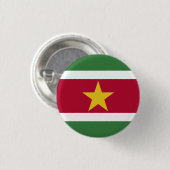 Badge Rond 2,50 Cm Drapeau surinamais, Drapeau surinamais (Devant & derrière)