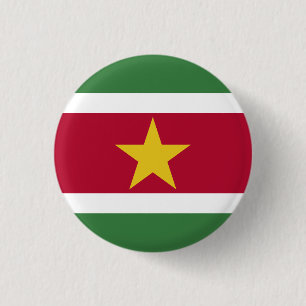 Badge Rond 2,50 Cm Drapeau surinamais, Drapeau surinamais