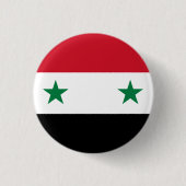 Badge Rond 2,50 Cm Drapeau syrien (Devant)