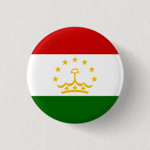 Badge Rond 2,50 Cm Drapeau tadjik, Drapeau du Tadjikistan