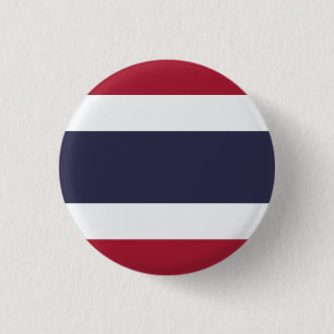 Badge Rond 2,50 Cm Drapeau thaïlandais, Drapeau thaïlandais