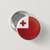 Badge Rond 2,50 Cm Drapeau Tonga Round Icon (Devant & derrière)