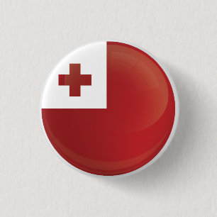 Badge Rond 2,50 Cm Drapeau Tonga Round Icon