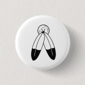 Badge Rond 2,50 Cm Drapeau Two-Spirit (Devant)