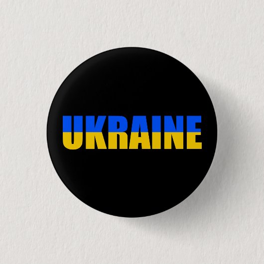 Badge Rond 2,50 Cm Drapeau ukrainien (Devant)