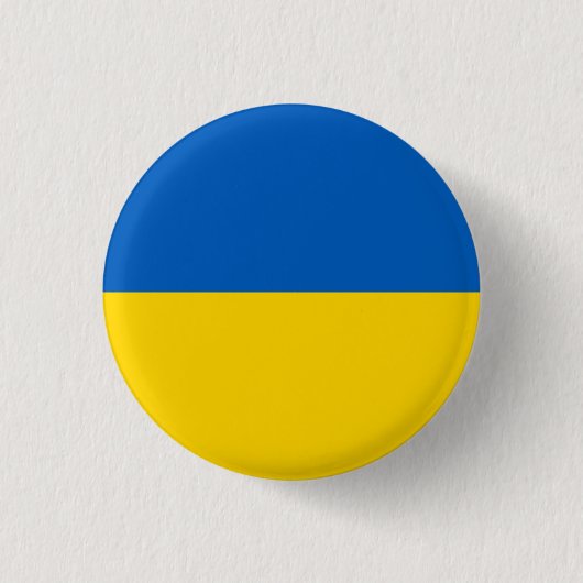 Badge Rond 2,50 Cm Drapeau ukrainien, Drapeau ukrainien (Devant)