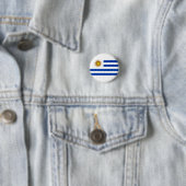 Badge Rond 2,50 Cm Drapeau uruguayen, Drapeau uruguayen (En situation)