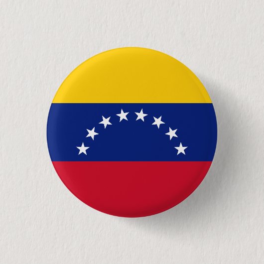 Badge Rond 2,50 Cm Drapeau Venezuela (Devant)