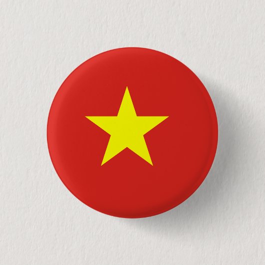 Badge Rond 2,50 Cm Drapeau vietnamien (Devant)