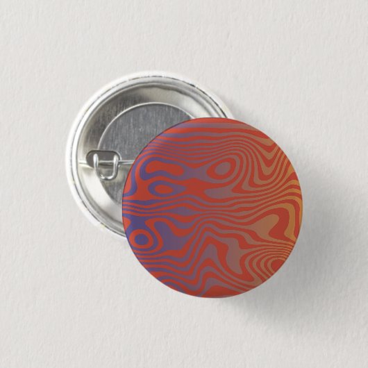Badge Rond 2,50 Cm Dream Flow l Abstract Trippy Pattern - No. 01 (Devant & derrière)