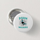 Badge Rond 2,50 Cm Dresseur de pigeons (Devant & derrière)