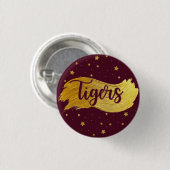 Badge Rond 2,50 Cm Dripping Springs Tigers Spirit Button (Devant & derrière)
