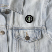 Badge Rond 2,50 Cm Drôle barman juste (En situation)