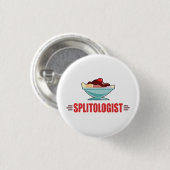Badge Rond 2,50 Cm Drôle de Split Banana (Devant & derrière)