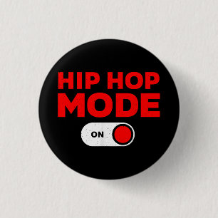 Badge Rond 2,50 Cm Drôle Hip hop Design pour hommes femmes 90s Hip ho