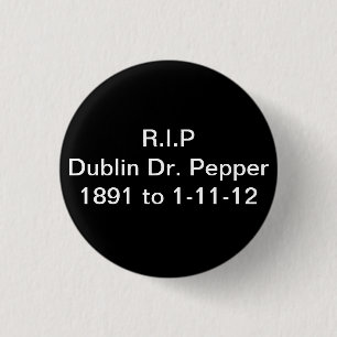 Badge Rond 2,50 Cm Dublin se rappellent