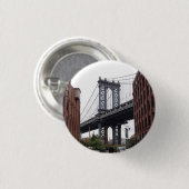 Badge Rond 2,50 Cm DUMBO, Bouton Brooklyn #1 (Devant & derrière)