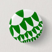 Badge Rond 2,50 Cm Écales vertes et blanches (Devant)